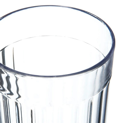 Ly Nhựa Carlisle 111207 Vân Sọc Trong Suốt 355 ml