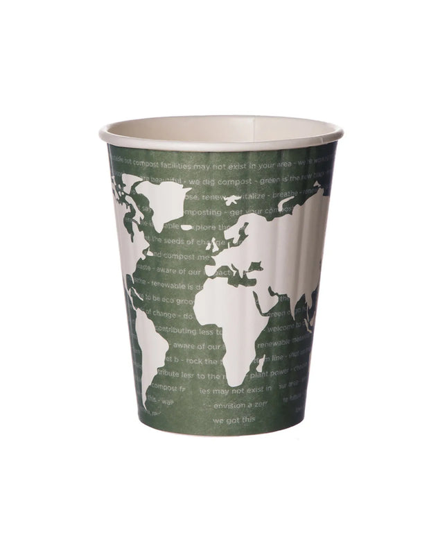 Ly Nóng Cách Nhiệt Dùng Một Lần Eco Products World Art™ 355 ml - PLA, In Hình (EP-BNHC12-WD)