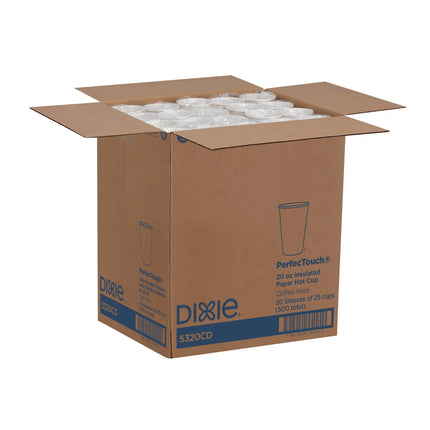 Ly Nóng Dùng Một Lần Dixie 5320CD PerfecTouch® 591 ml - Giấy, In Hoa Văn