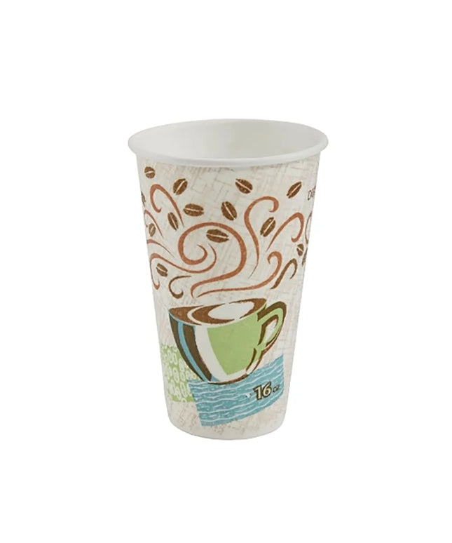 Ly Nóng Dùng Một Lần Dixie 5356CD PerfecTouch® 473 ml - Giấy, In Hoa Văn