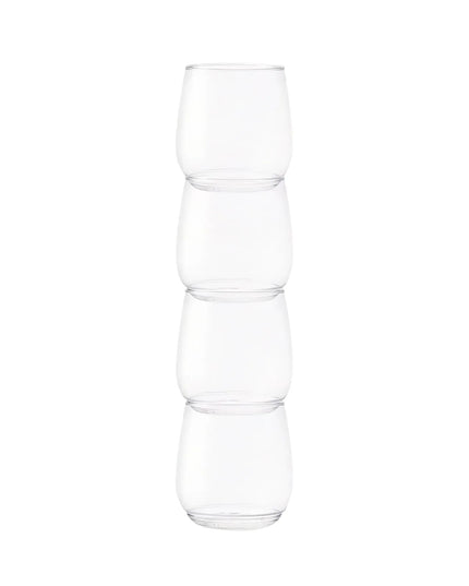 Ly Rượu Vang Không Chân Nhựa Dùng Một Lần Tossware TWTJ0130TCA POP 355 ml Trong Suốt