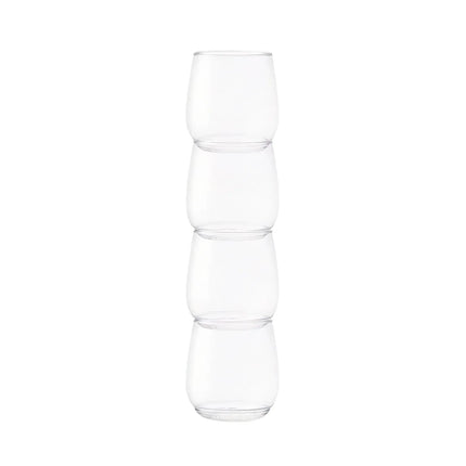 Ly Rượu Vang Không Chân Nhựa Dùng Một Lần Tossware TWTJ0130TCA POP 355 ml Trong Suốt