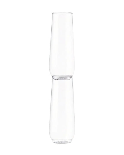Ly Sâm Panh Không Chân Nhựa Dùng Một Lần Tossware TWFL0130TCA POP 266 ml Trong Suốt