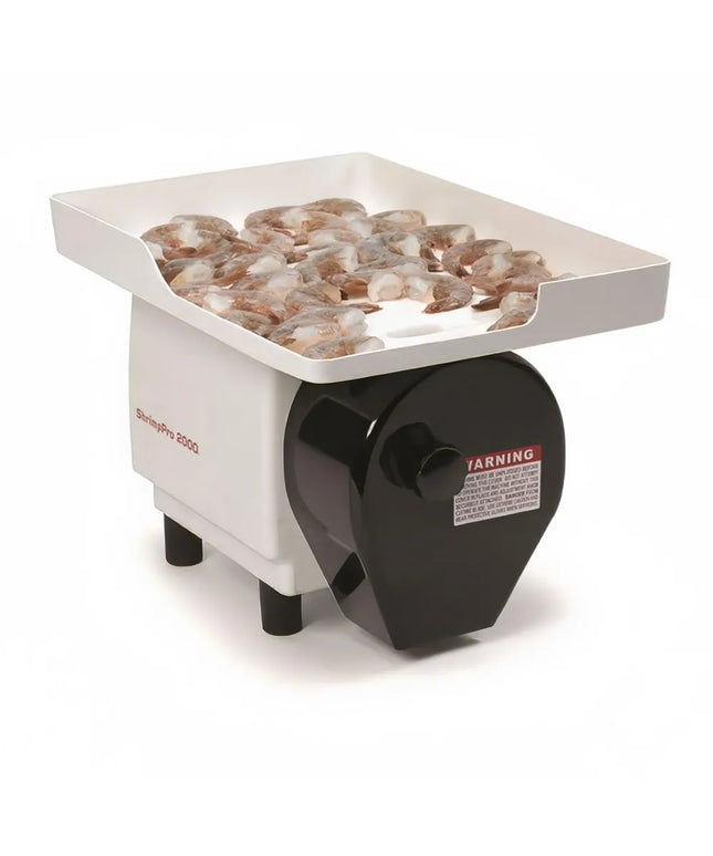 Máy Cắt & Lột Chỉ Tôm Nemco 55925 Kèm Khay Nạp, Con Lăn Điều Chỉnh Độ Sâu & Dầu Bôi Trơn, 120V/1Ph