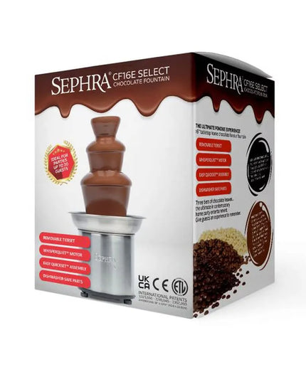 Máy Phun Chocolate Sephra 10318 40.6 cm Select Dung Tích 1.8 kg, Chocolate Sữa