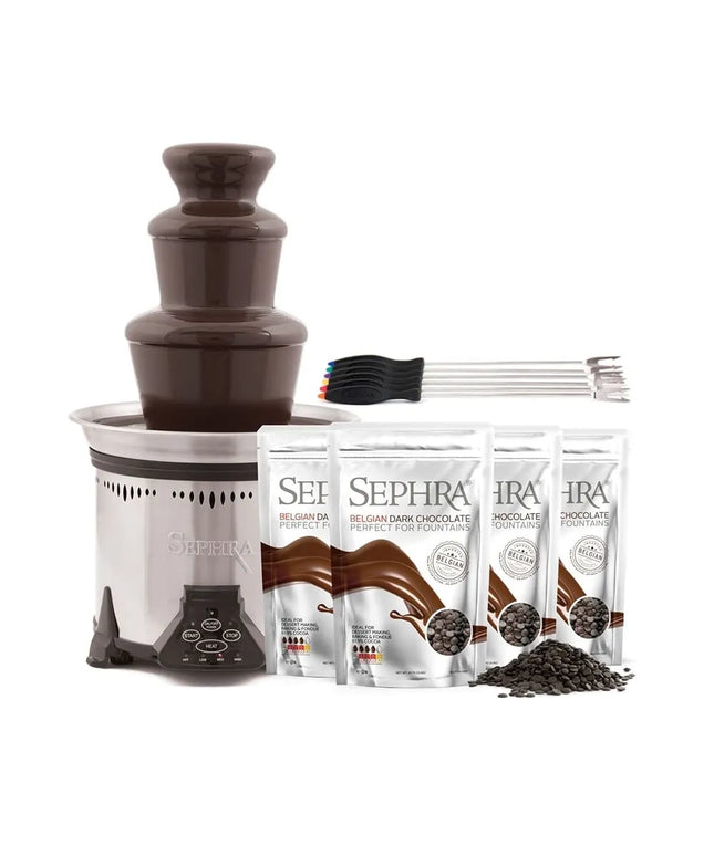 Máy Phun Chocolate Sephra 10522 48.3 cm Elite Dung Tích 2.7 kg, Chocolate Đen Bỉ