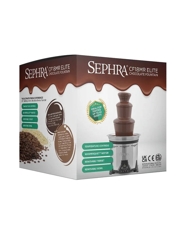 Máy Phun Chocolate Sephra 10522 48.3 cm Elite Dung Tích 2.7 kg, Chocolate Đen Bỉ