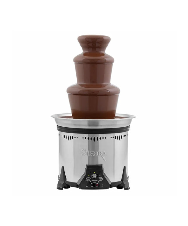 Máy Phun Chocolate Sephra 17311 48.3 cm Elite Bảng Điều Khiển, Cài Đặt Nhiệt & Bát Tháo Rời