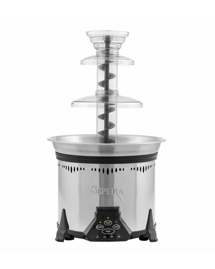 Máy Phun Chocolate Sephra 17311 48.3 cm Elite Bảng Điều Khiển, Cài Đặt Nhiệt & Bát Tháo Rời