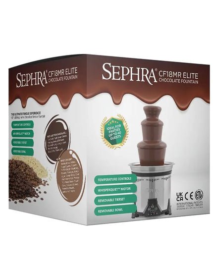 Máy Phun Chocolate Sephra 91016 48.3 cm Elite Dung Tích 2.7 kg, Chocolate Trắng Bỉ