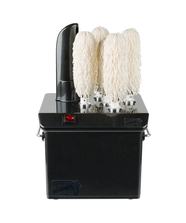 Máy Sấy/Đánh Bóng Ly CPI GP5-BLACK 5 Chổi (400) Ly/Giờ Màu Đen 110V