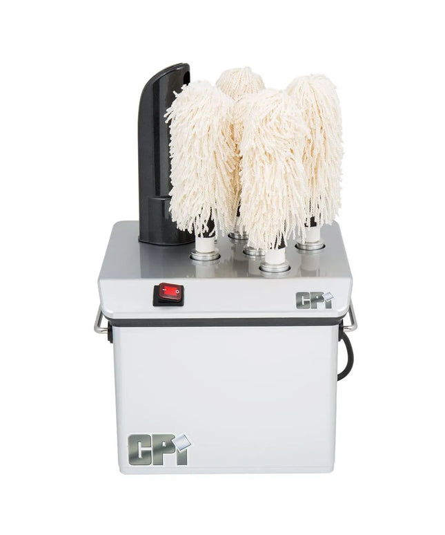 Máy Sấy/Đánh Bóng Ly CPI GP5-SILVER 5 Chổi (400) Ly/Giờ Màu Bạc 110V