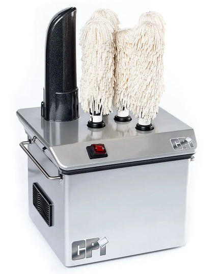 Máy Sấy/Đánh Bóng Ly CPI GP5-SILVER 5 Chổi (400) Ly/Giờ Màu Bạc 110V