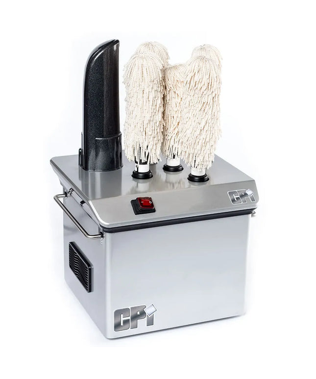 Máy Sấy/Đánh Bóng Ly CPI GP5-SILVER 5 Chổi (400) Ly/Giờ Màu Bạc 110V