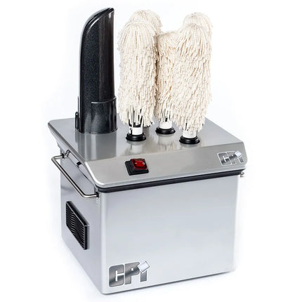 Máy Sấy/Đánh Bóng Ly CPI GP5-SILVER 5 Chổi (400) Ly/Giờ Màu Bạc 110V