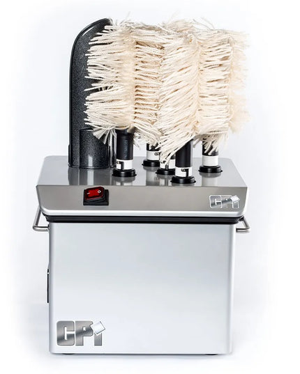 Máy Sấy/Đánh Bóng Ly CPI GP5-SILVER 5 Chổi (400) Ly/Giờ Màu Bạc 110V