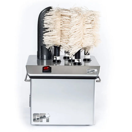 Máy Sấy/Đánh Bóng Ly CPI GP5-SILVER 5 Chổi (400) Ly/Giờ Màu Bạc 110V