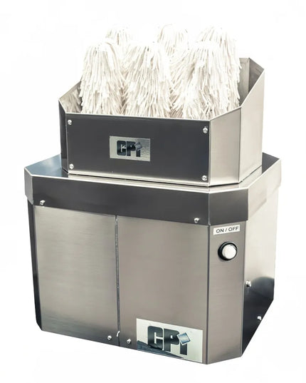 Máy Sấy/Đánh Bóng Ly CPI GP8 8 Chổi (400) Ly/Giờ Inox 110V