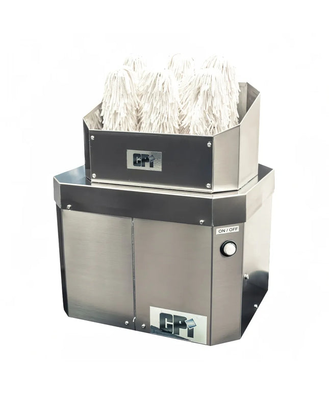 Máy Sấy/Đánh Bóng Ly CPI GP8 8 Chổi (400) Ly/Giờ Inox 110V