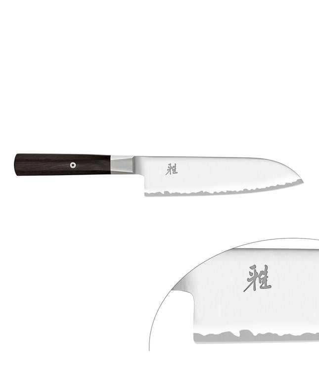 MIYABI | 4000FC Santoku Chef's Knife 18 cm – FC61 steel - Pakkawood handle - Made in Japan