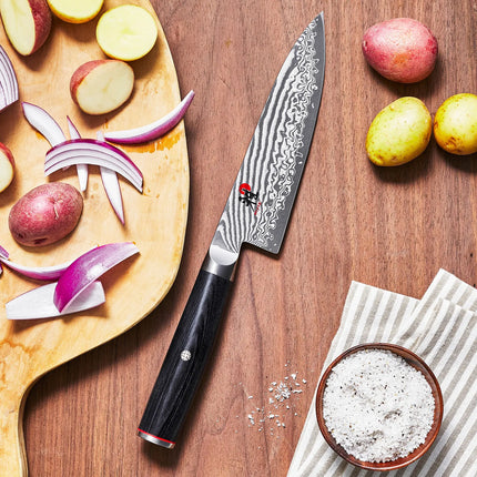 MIYABI | 5000 FC-D Gyuto Chef's Knife – 160 mm blade - FC61 steel - 48-layer Damascus - makes kitchen life easier