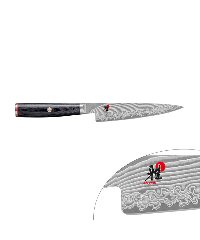 MIYABI | 5000 FC-D Shotoh Paring Knife – 130 mm blade - FC61 steel - 48-layer Damascus