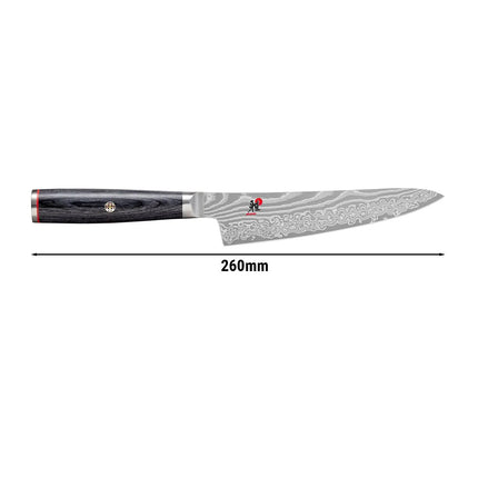 MIYABI | 5000 FC-D Shotoh Utility Knife – 140 mm blade - FC61 steel - 48-layer Damascus - for fruits & vegetables
