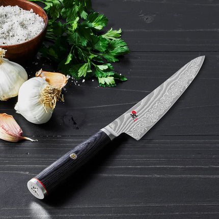 MIYABI | 5000 FC-D Shotoh Utility Knife – 140 mm blade - FC61 steel - 48-layer Damascus - for fruits & vegetables