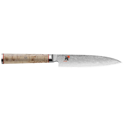 MIYABI | 5000 MCD Chutoh Meat Knife 160 mm – Masur Birch - Made in Japan - Flower-Damascus