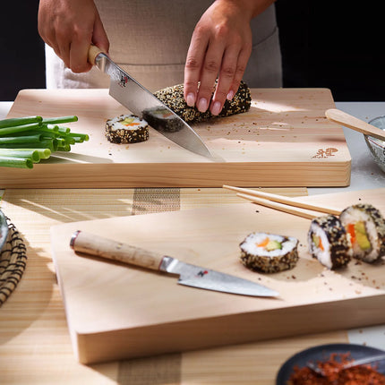 MIYABI | 5000 MCD Chutoh Meat Knife 160 mm – Masur Birch - Made in Japan - Flower-Damascus