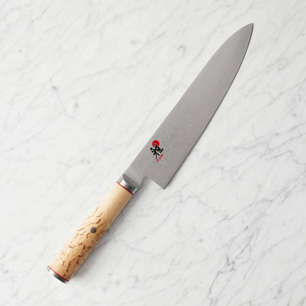 MIYABI | 5000 MCD Gyutoh Chef's Knife 200 mm – Masur Birch - Made in Japan - Flower-Damascus
