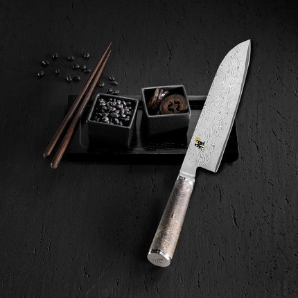 MIYABI | 5000MCD 67 Santoku Chef's Knife 18 cm – Made in Japan - 132-Layer Damascus