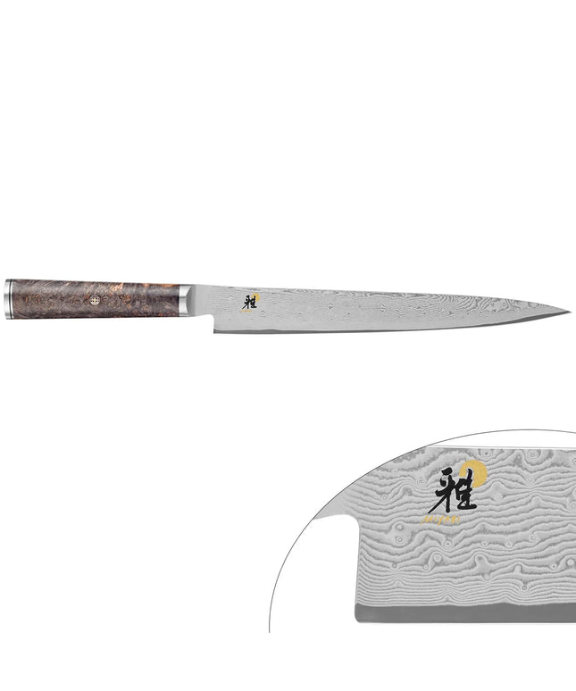 MIYABI | 5000MCD 67 Sujihiki Slicing Knife 24 cm – Made in Japan - 132-Layer Damascus