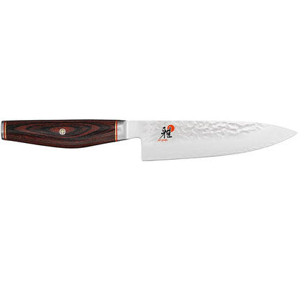 MIYABI | 6000 MCT Gyuto Chef's Knife 160 mm – Plain Edge - Pakka Wood Handle - Made in Japan