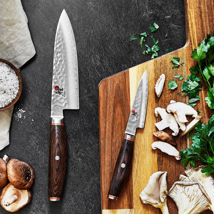 MIYABI | 6000 MCT Gyuto Chef's Knife 160 mm – Plain Edge - Pakka Wood Handle - Made in Japan