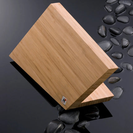 MIYABI | Magnetic Knife Block – Bamboo - 205×425 mm