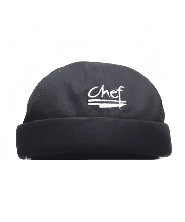Mũ Beanie Đầu Bếp Chef Revival - Cotton, Đen, Một Cỡ Vừa Mọi Người (H060BK)