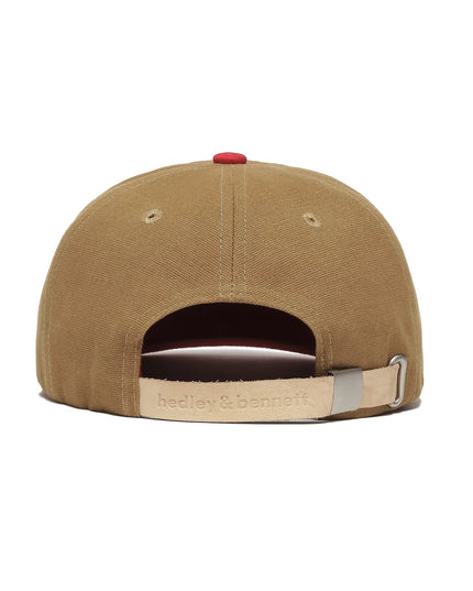 Mũ Bếp Lưỡi Trai Hedley & Bennett HB001580 Cotton Màu Nâu Caramel Điều Chỉnh Được