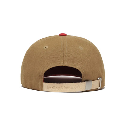 Mũ Bếp Lưỡi Trai Hedley & Bennett HB001580 Cotton Màu Nâu Caramel Điều Chỉnh Được