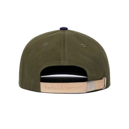 Mũ Bếp Lưỡi Trai Hedley & Bennett HB001818 Cotton Màu Xanh Olive Điều Chỉnh Được