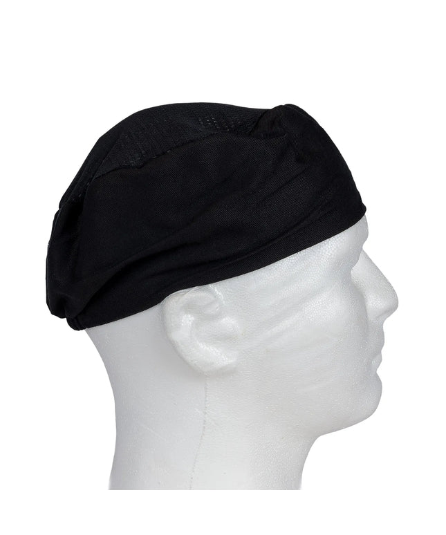 Mũ Bếp Pillbox Chef Revival H008-R Poly-Cotton Màu Đen Cỡ Thường