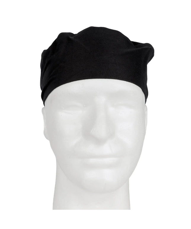 Mũ Bếp Pillbox Chef Revival H008-R Poly-Cotton Màu Đen Cỡ Thường