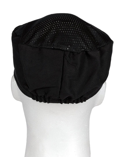 Mũ Bếp Pillbox Chef Revival H008-R Poly-Cotton Màu Đen Cỡ Thường