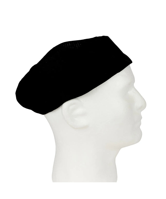 Mũ Bếp Pillbox Chef Revival H008-XL Poly-Cotton Màu Đen Cỡ XL