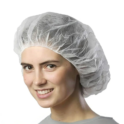 Mũ Bouffant Cellucap Manufacturing BI4HS 53 cm Màu Trắng
