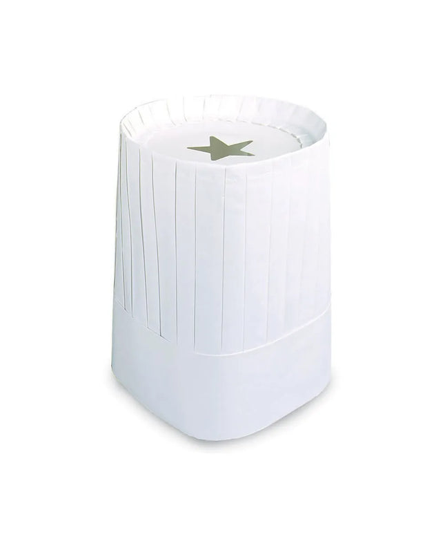 Mũ Đầu Bếp Dùng Một Lần Cellucap Manufacturing Le Classic™ - Giấy, Trắng, 17.8cm (CC207)