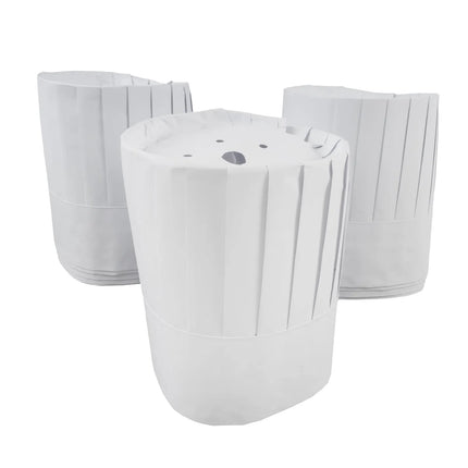 Mũ Đầu Bếp Dùng Một Lần Rofson KCB9 Bằng Giấy Màu Trắng Cao 36.8 cm