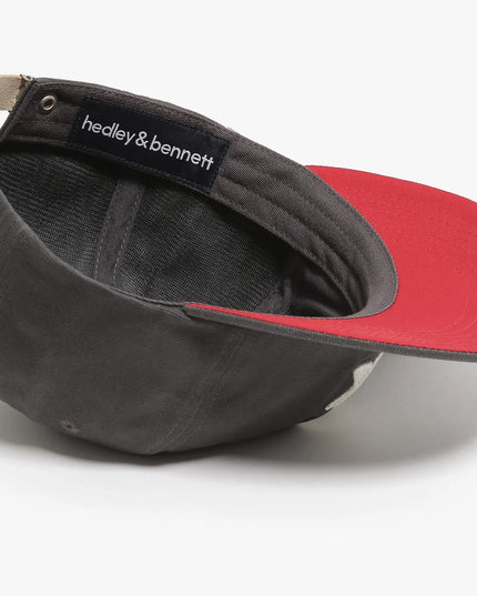 Mũ Lưỡi Trai Đầu Bếp Hedley & Bennett - Cotton, Xám Than, Điều Chỉnh Được (HB001578)