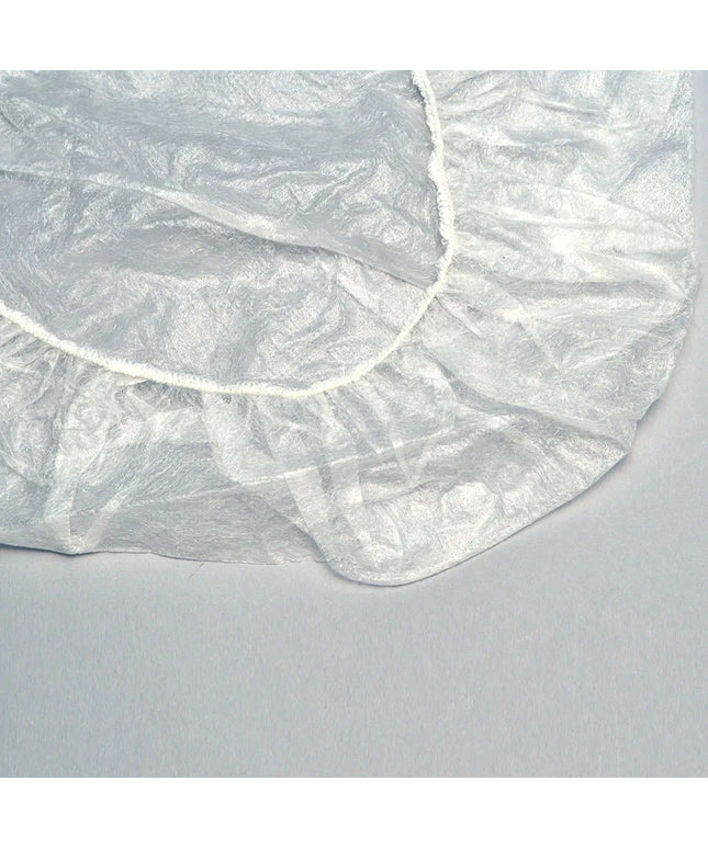 Mũ Trùm Tóc Không Dệt LK Packaging SCNOWOV Poly Dây Chun Màu Trong Suốt