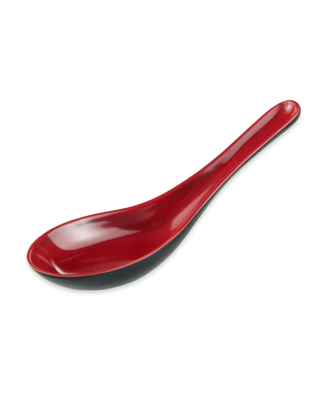 Muỗng Súp GET 6026-RB 24 ml - Melamine, Đỏ/Đen